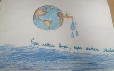 Денот на водата во 4б одделение – креативни изработки (фото)